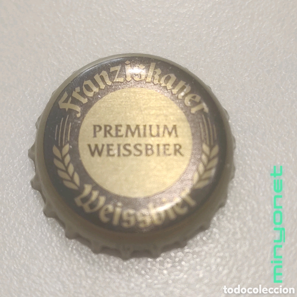 Coleccionismo de cervezas: Tapon corona cerveza Franziskaner Weissbier