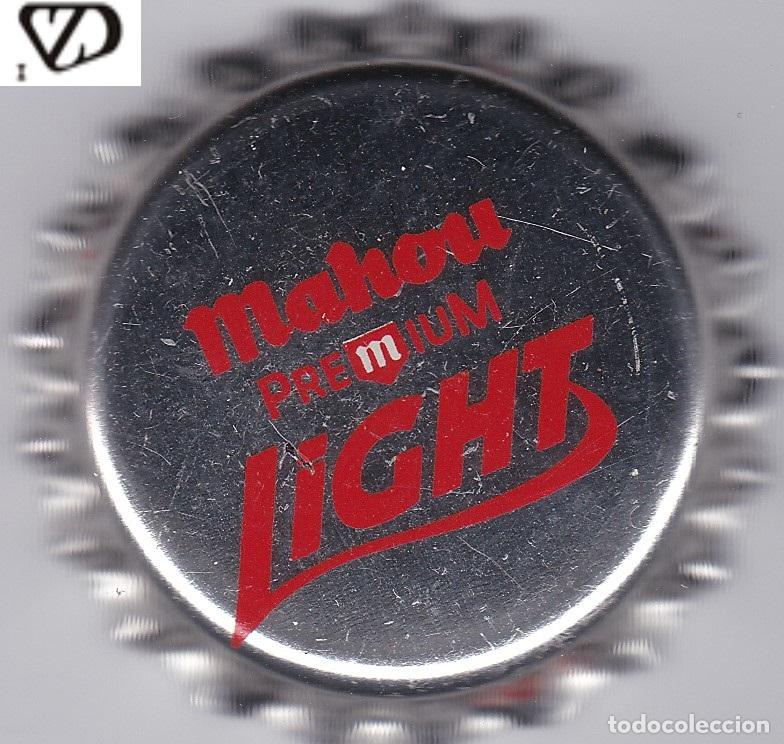 Coleccionismo de cervezas: Chapa Espa&ntilde;a mahou light cerveza tapon corona
