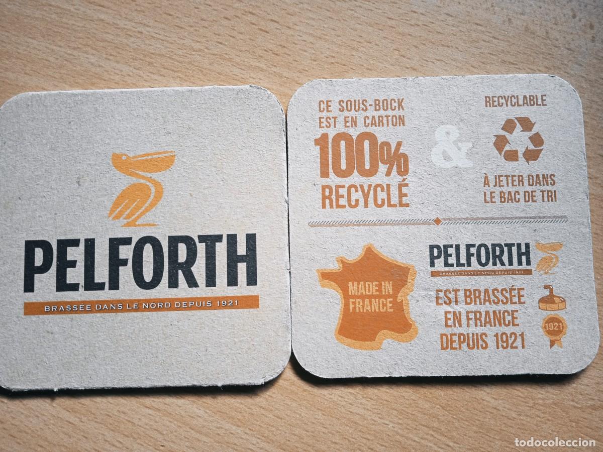 Sammeln von Brauereiartikeln: POSAVASO CERVEZA *PELFORTH * (FRANCIA)