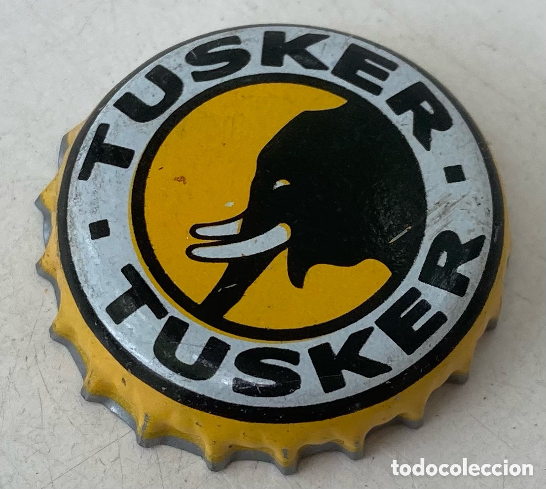Coleccionismo de cervezas: TAP&Oacute;N CORONA BIER BOTTLE CAP CROWN CHAPA CERVEJA CERVEZA TUSKER (14). KENYA.--LOTE N. 2709--CARMANJO