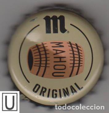 Coleccionismo de cervezas: chapa cerveza MAHOU ORIGINAL BARRIL beer bier tap&oacute;n corona bottle caps kronkorken SOY.YO