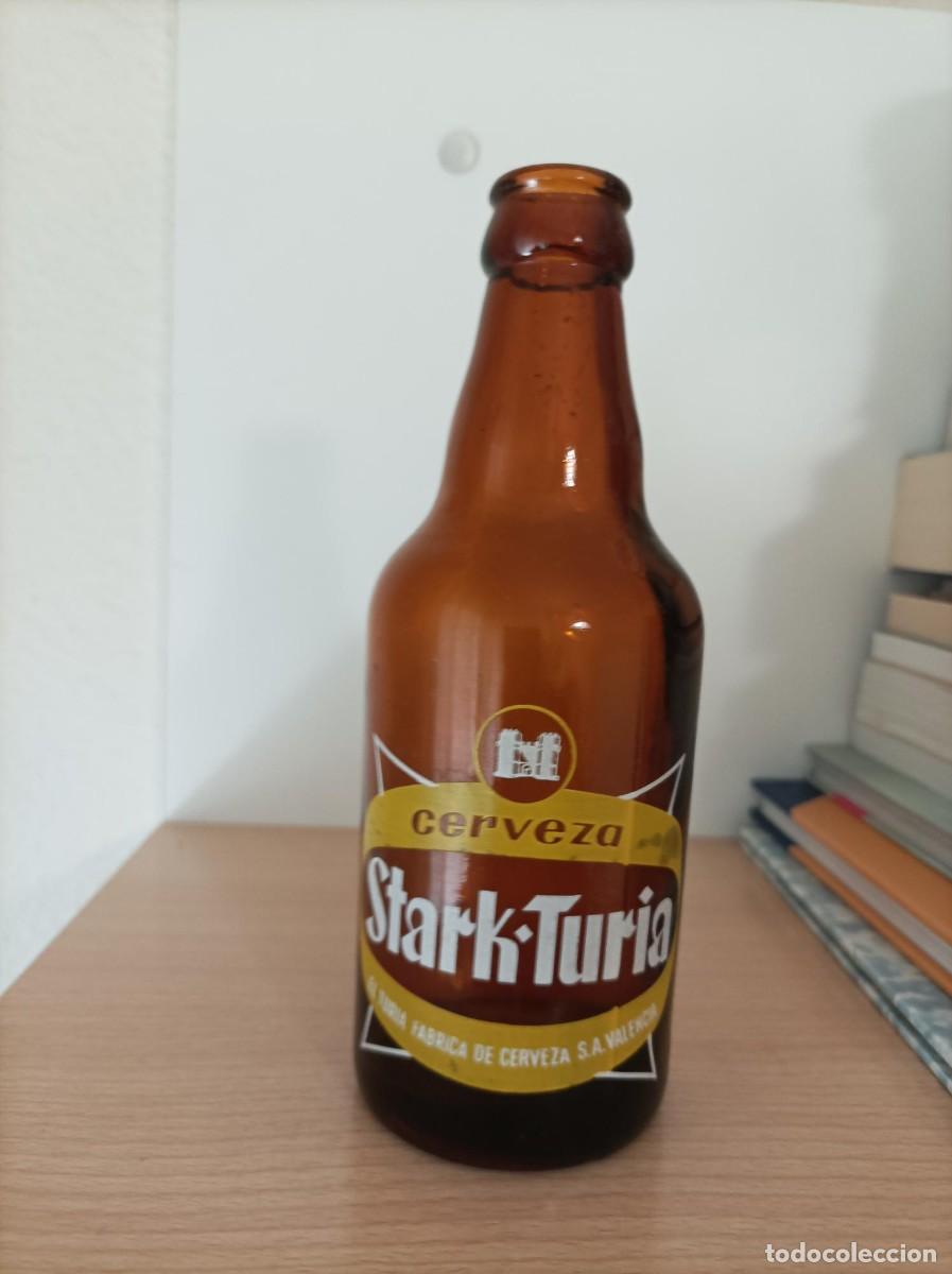 Coleccionismo de cervezas: Botellin de cerveza stark-Turia - Foto 1