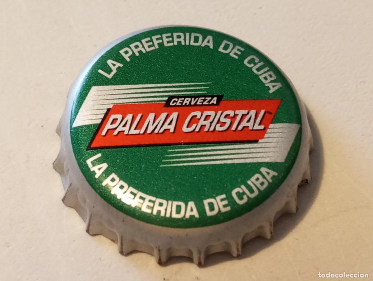 Coleccionismo de cervezas: Chapa tap&oacute;n corona de la cerveza cubana PALMA CRISTAL