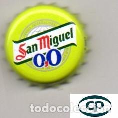 Coleccionismo de cervezas: chapa - cerveza - ESPA&Ntilde;A - San Miguel 0,0 Manzana