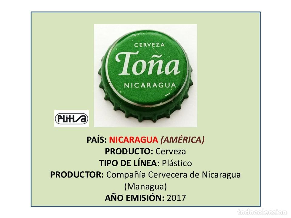 Coleccionismo de cervezas: TAPON CORONA CAPSULA CHAPA CERVEZA TO&Ntilde;A (NICARAGUA)