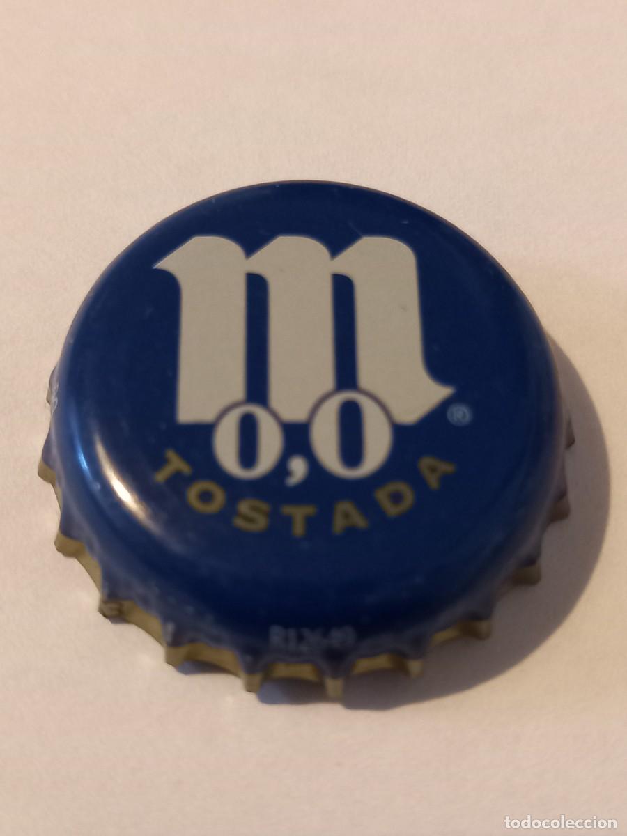 Coleccionismo de cervezas: CHAPA CERVEZA MAHOU 0,0 TOSTADA, FACTOR&Iacute;A U