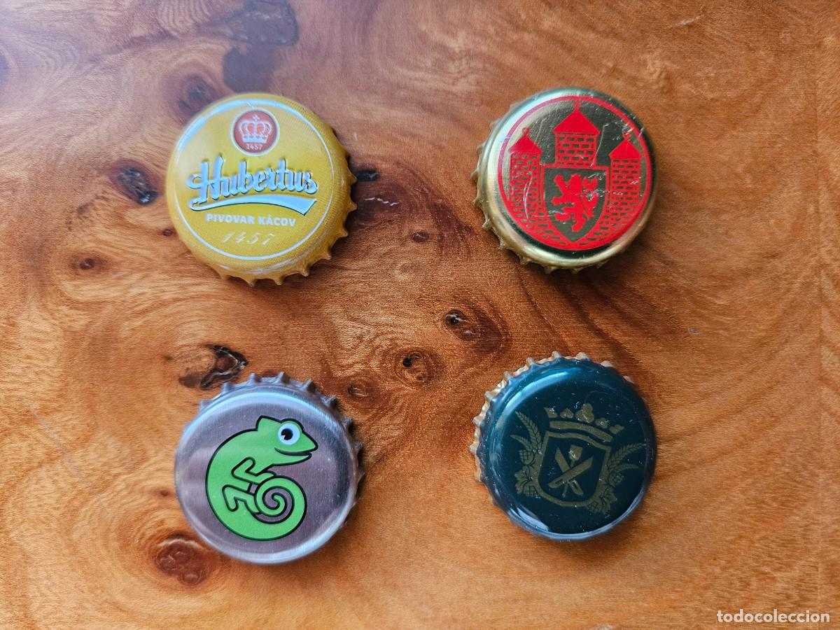 Coleccionismo de cervezas: LOTE 4 CHAPAS CERVEZA - Foto 1