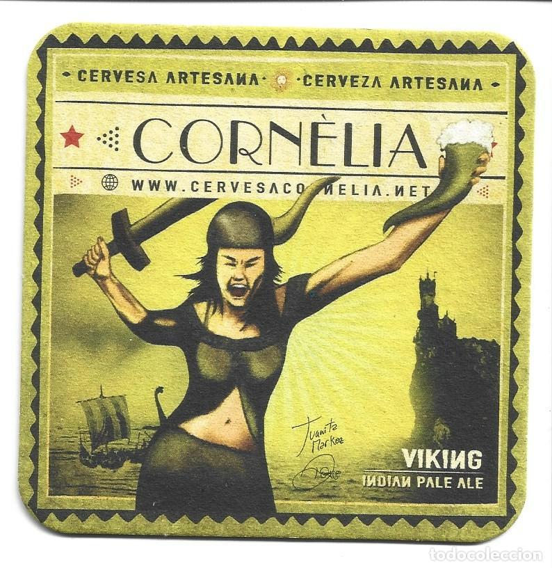 Coleccionismo de cervezas: 1 posa vaso cerveza artesana cornelia cornella