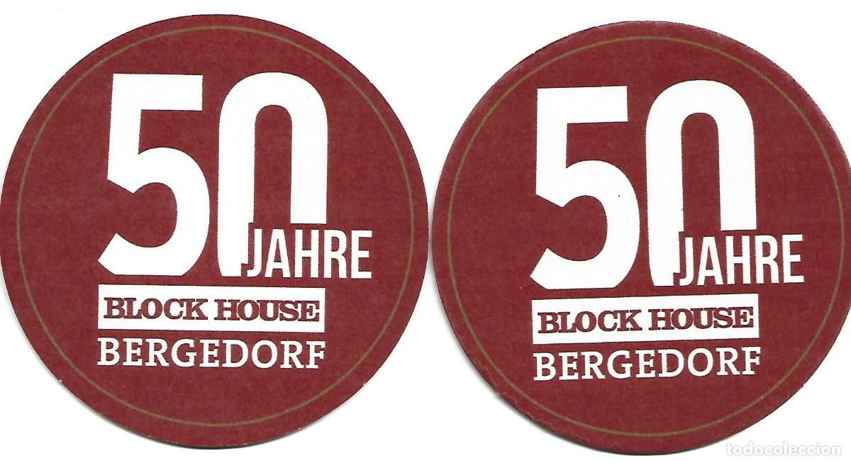 Collezionismo di birre: 1 POSA VASO ALEMAN BLOCK HOUSE BERGEDORF