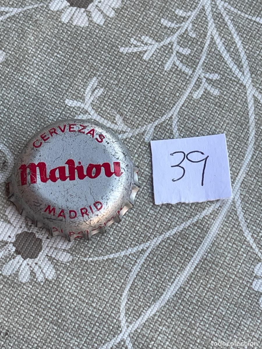 Coleccionismo de cervezas: CHAPA CORONA MAHOU MADRID TCI