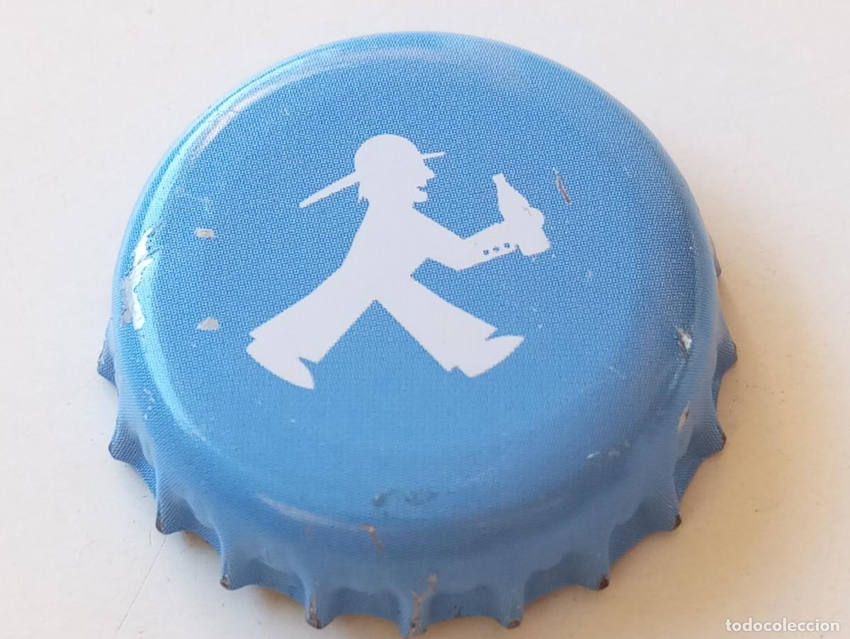 Coleccionismo de cervezas: Chapa tap&oacute;n corona de la cerveza alemana AUFSESSER