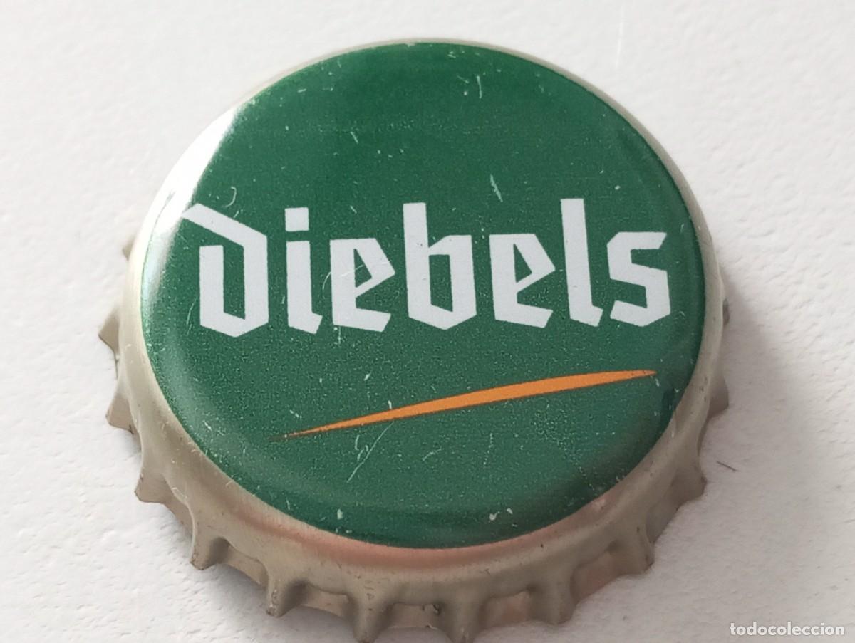 Coleccionismo de cervezas: Chapa tap&oacute;n corona de la cerveza alemana DIEBELS