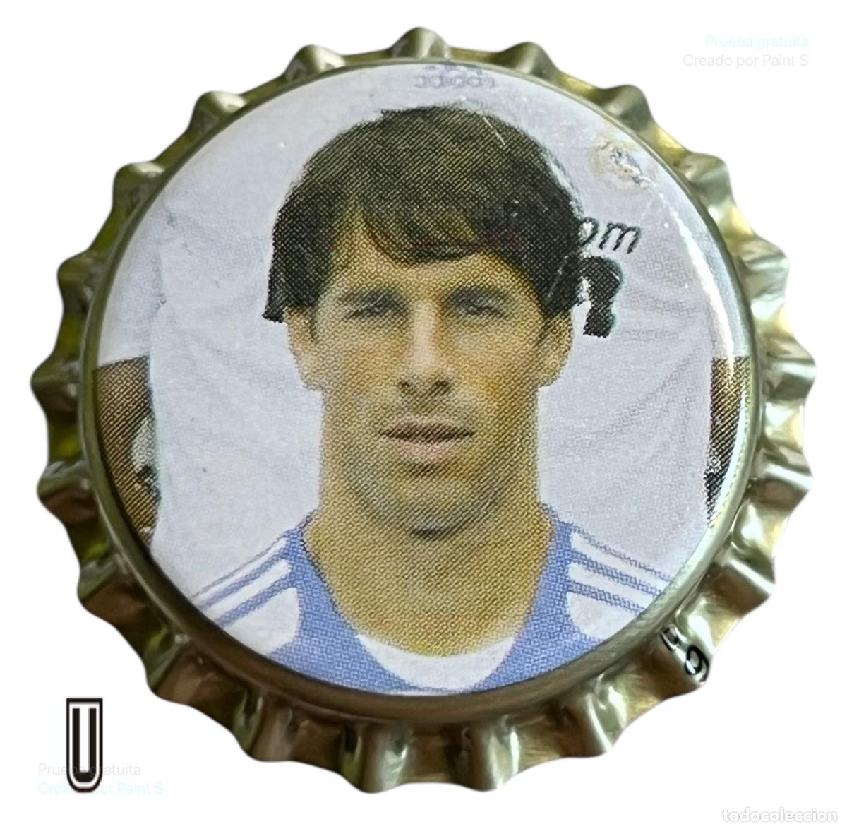 Coleccionismo de cervezas: TAPON CORONA BEER BOTTLE CAP KRONKORKEN CAPSULE CERVEZA MAHOU REAL MADRID 2007/08 VAN NISTELROY