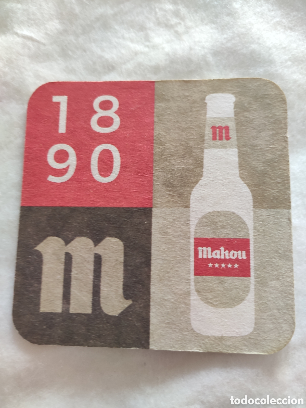 Coleccionismo de cervezas: POSAVASO CERVEZA MAHOU