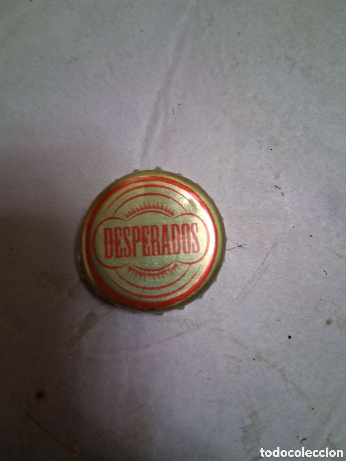 Collectionnisme de bi&egrave;res: Chapa desperados muy buen estado