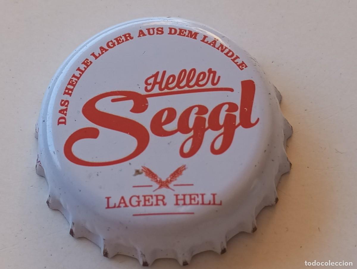 Collezionismo di birre: Chapa tap&oacute;n corona de la cerveza alemana HELLER SEGGL LAGER HELL