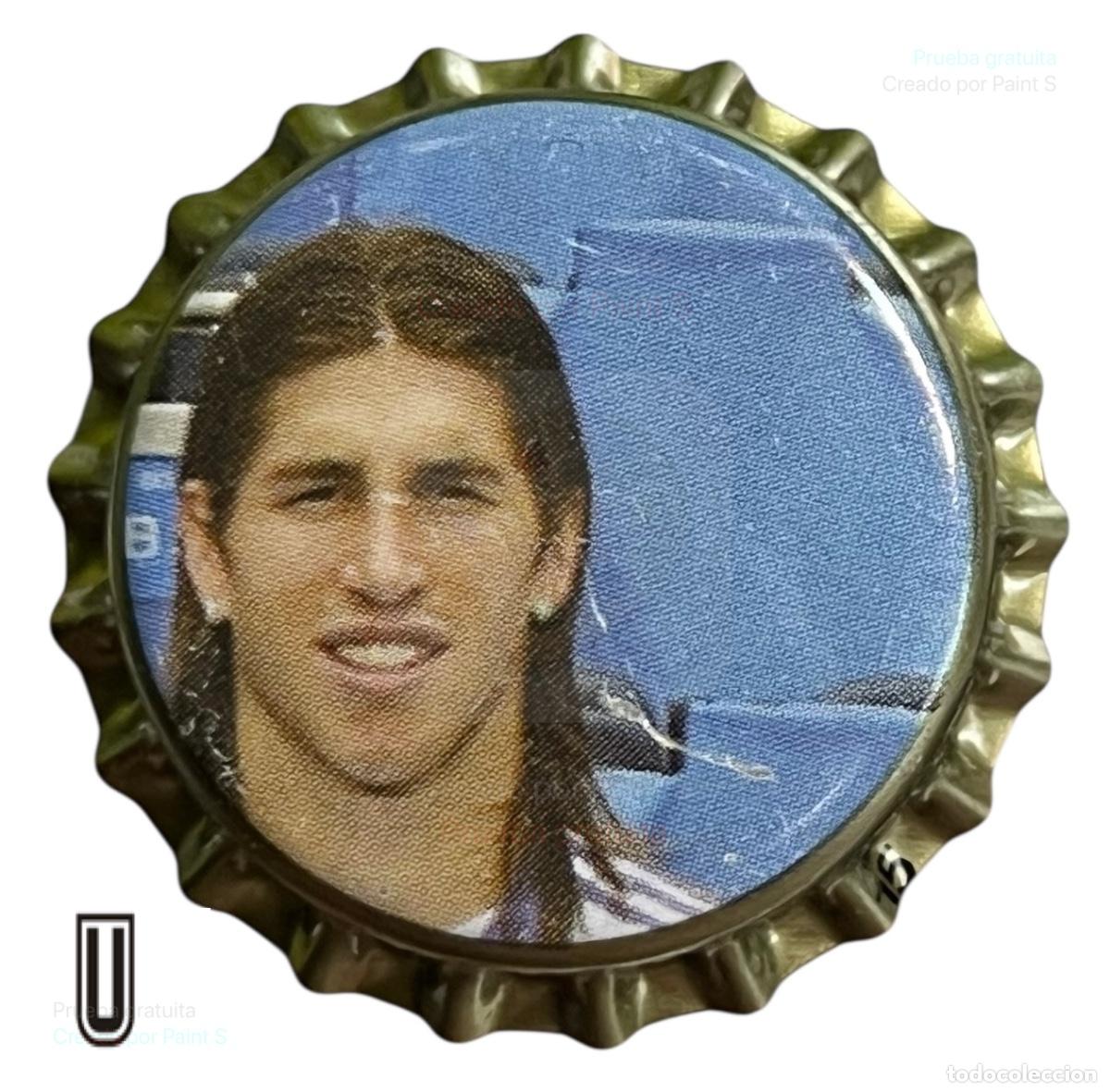 Coleccionismo de cervezas: TAPON CORONA CHAPA BEER BOTTLE CAP KRONKORKEN TAPPI CAPSULE CERVEZA MAHOU REAL MADRID 2007/08 RAMOS