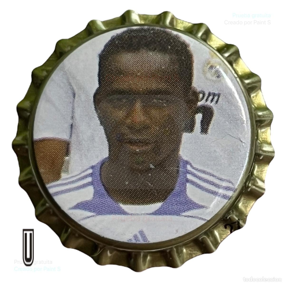 Coleccionismo de cervezas: TAPON CORONA CHAPA BEER BOTTLE CAP KRONKORKE CAPSULE TAPPI CERVEZA MAHOU REAL MADRID 2007/08 DIARRA