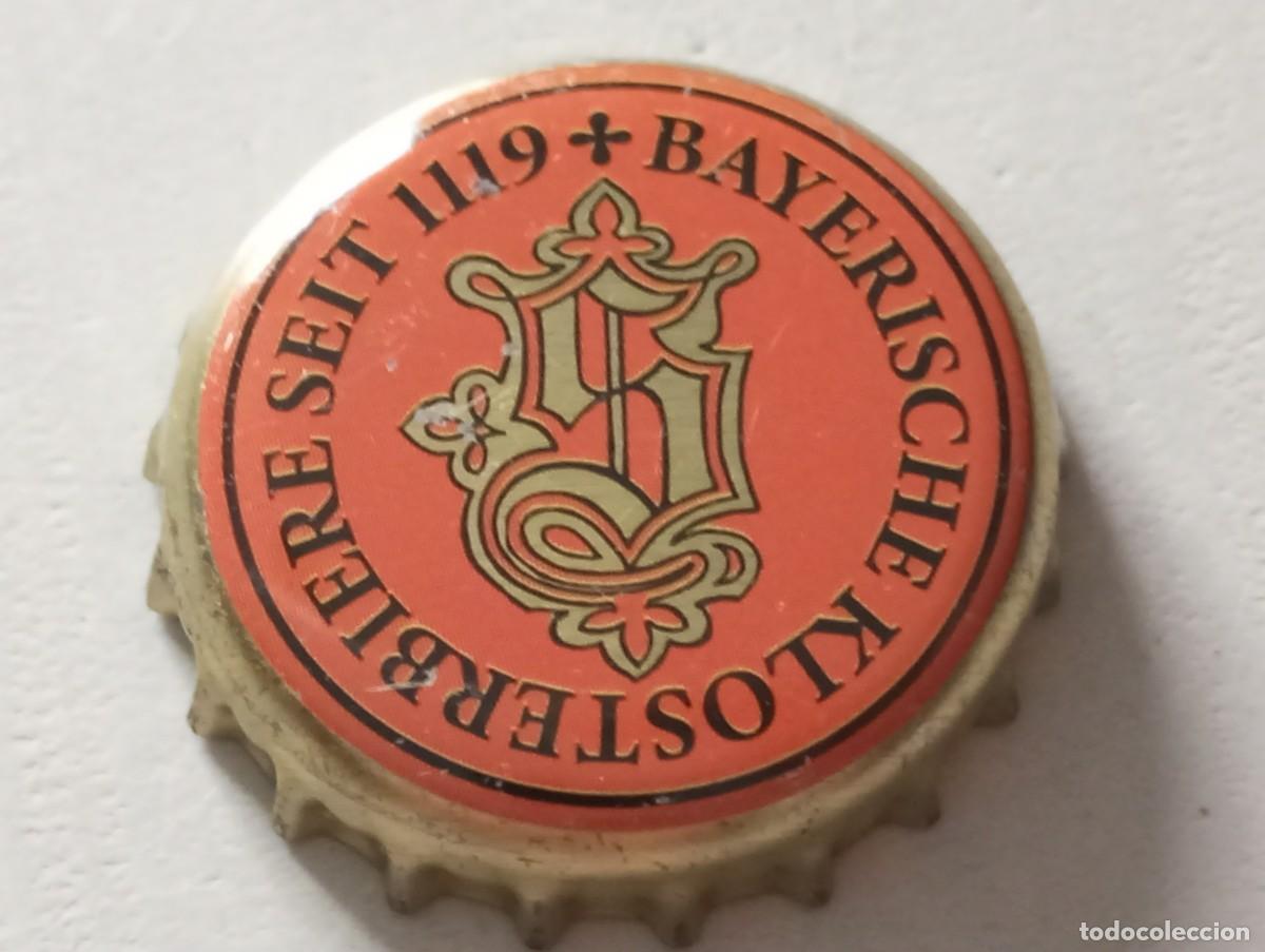 Sammeln von Brauereiartikeln: Chapa tap&oacute;n corona de la cerveza alemana BAYERISCHE KLOSTERBIERE SEIT 1119 (SCHEYERN)