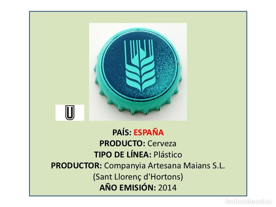 Coleccionismo de cervezas: TAPON CORONA CAPSULA CHAPA CERVEZA ESPIGA (ESPA&Ntilde;A)