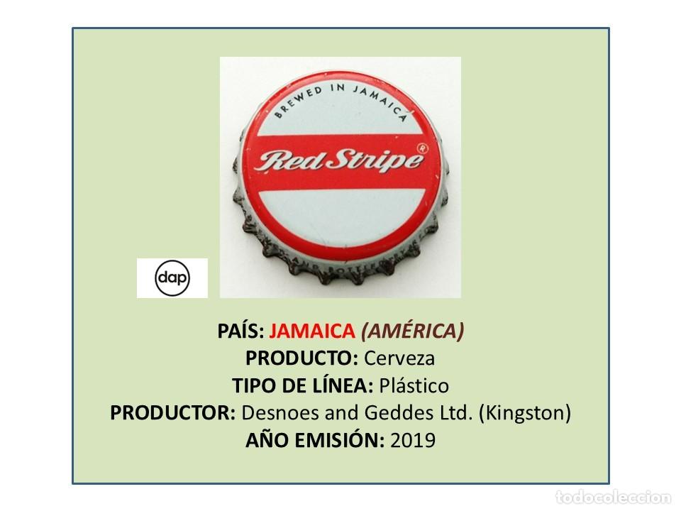 Coleccionismo de cervezas: TAPON CORONA CAPSULA CHAPA CERVEZA RED STRIPE (JAMAICA)