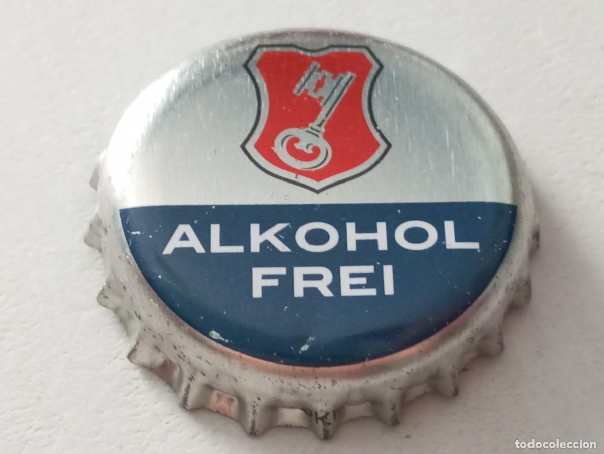 Collectable Beer: Chapa tap&oacute;n corona de cerveza alemana BECK'S ALKOHOL FREI