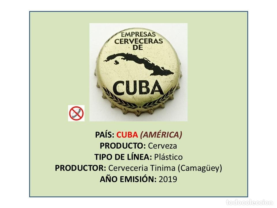 Coleccionismo de cervezas: TAPON CORONA CAPSULA CHAPA CERVEZA CUBAY (CUBA)