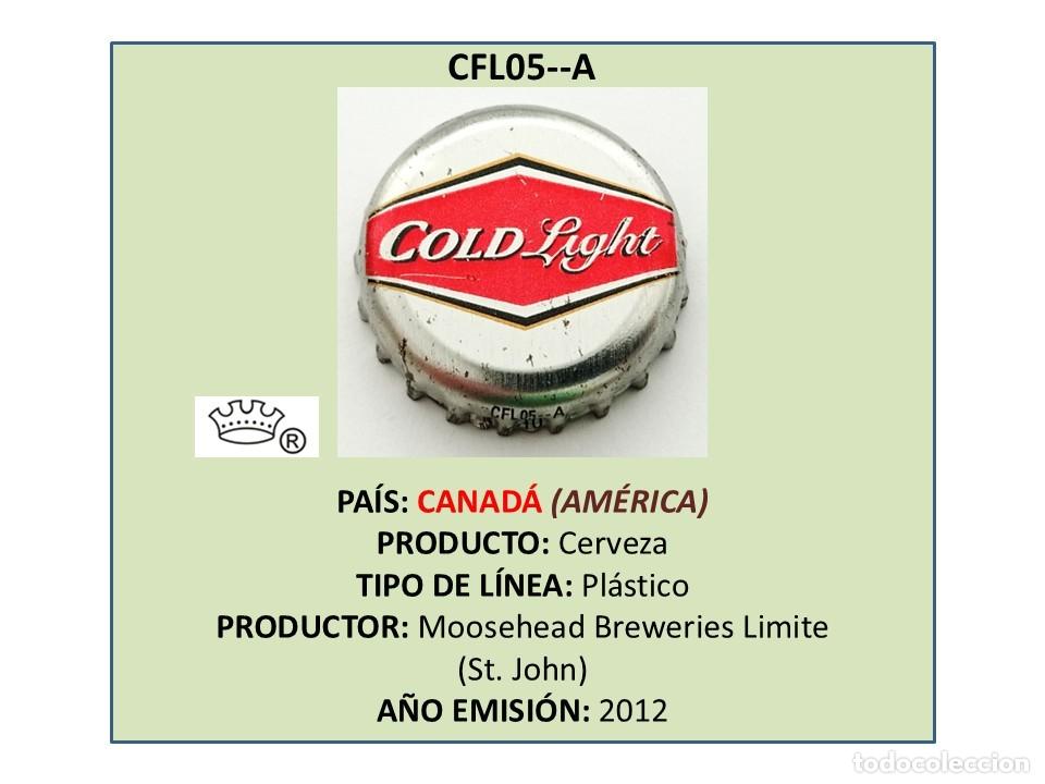 Coleccionismo de cervezas: TAPON CORONA CAPSULA CHAPA CERVEZA MOOSEHEAD COLD LIGHT (CANAD&Aacute;)