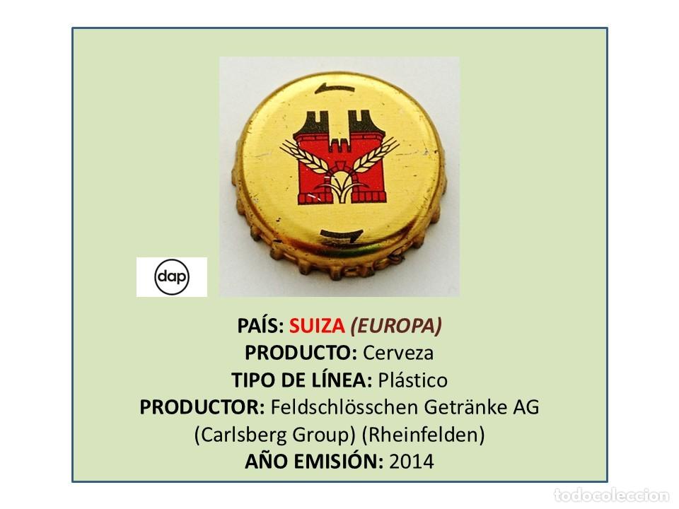 Coleccionismo de cervezas: TAPON CORONA CAPSULA CHAPA CERVEZA FELDSCHL&Ouml;SSCHEN (SUIZA)