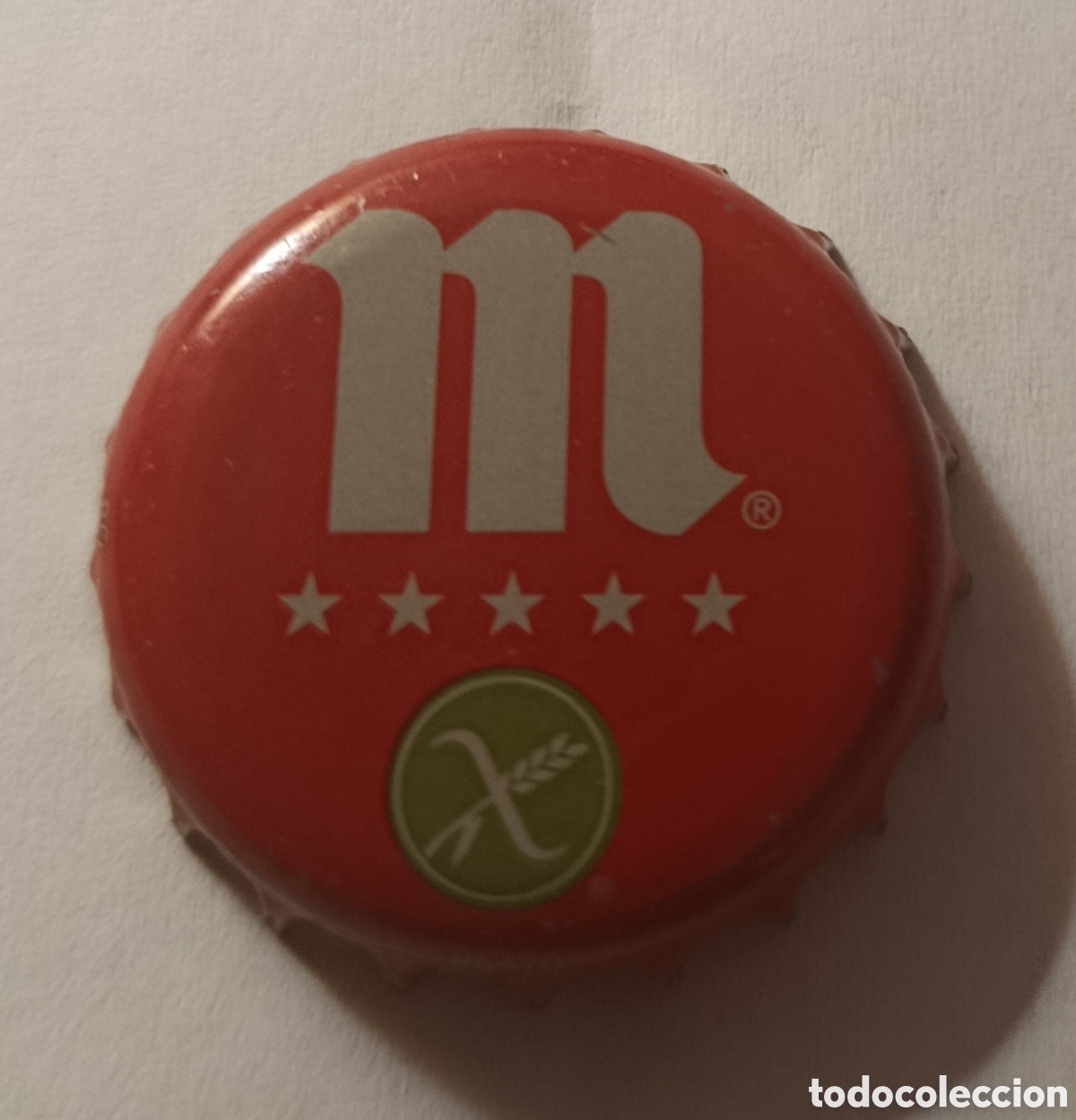 Coleccionismo de cervezas: CHAPA CERVEZA MAHOU SIN GLUTEN