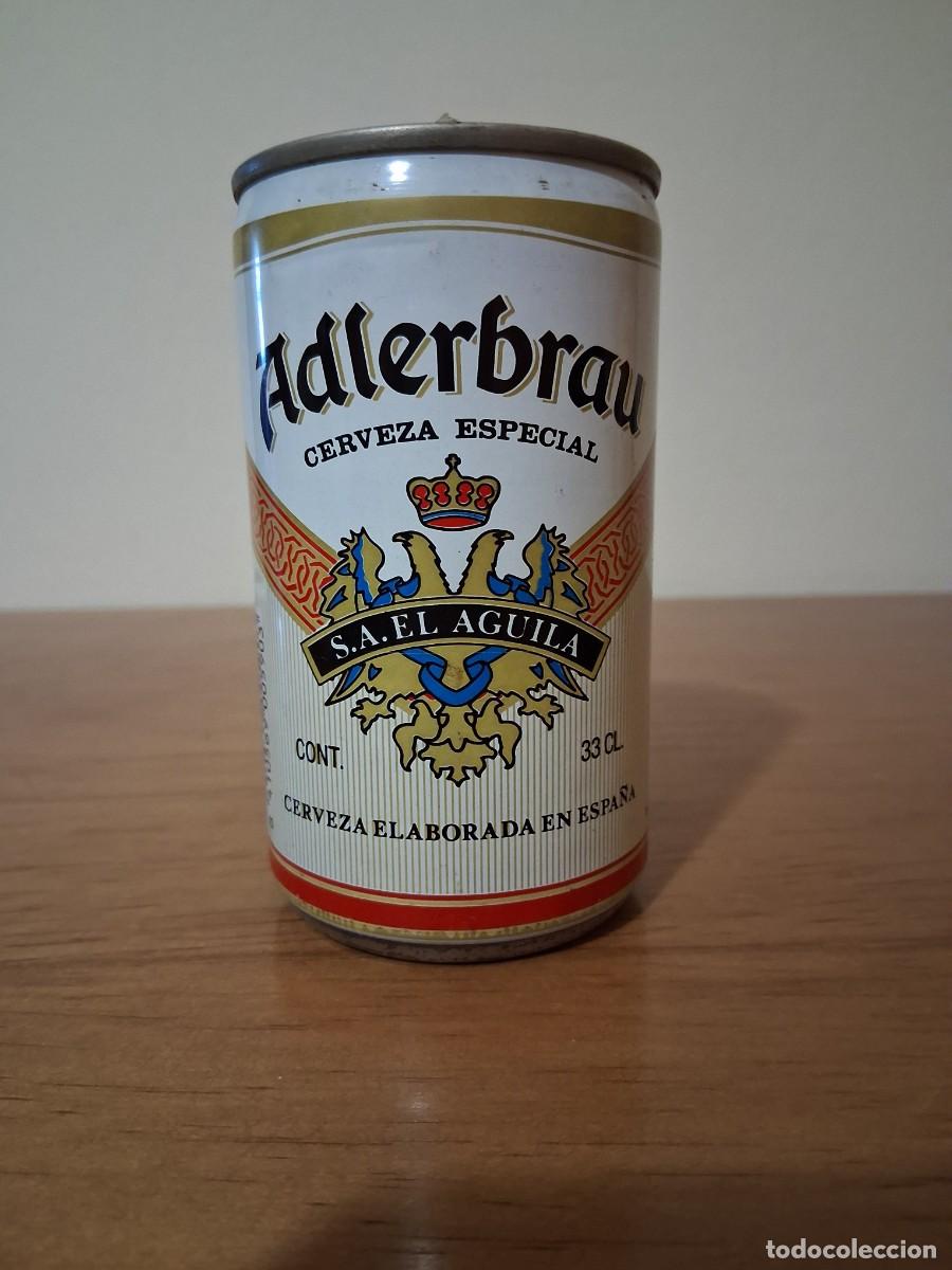 Collectable Beer: Lata de cerveza ESPA&Ntilde;OLA EL AGUILA ADLERBRAU beer bier biere birra Espa&ntilde;a