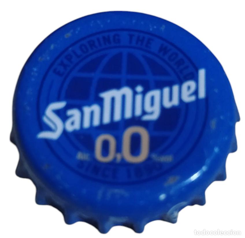 Coleccionismo de cervezas: CHAPA DE CERVEZA SAN MIGUEL 0.0