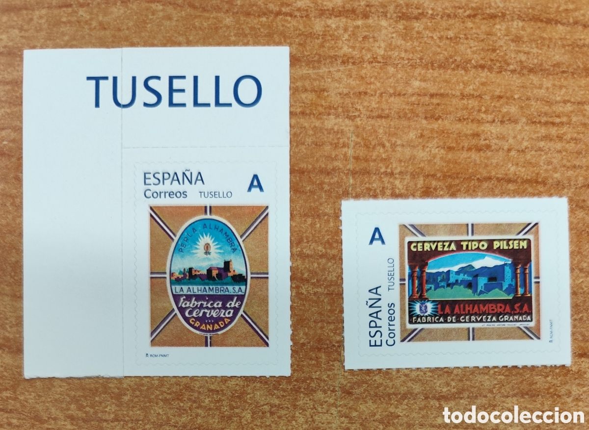 Coleccionismo de cervezas: Sellos CERVEZAS ALHAMBRA 2025