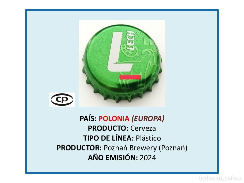 Coleccionismo de cervezas: TAPON CORONA CAPSULA CHAPA CERVEZA LECH (POLONIA)