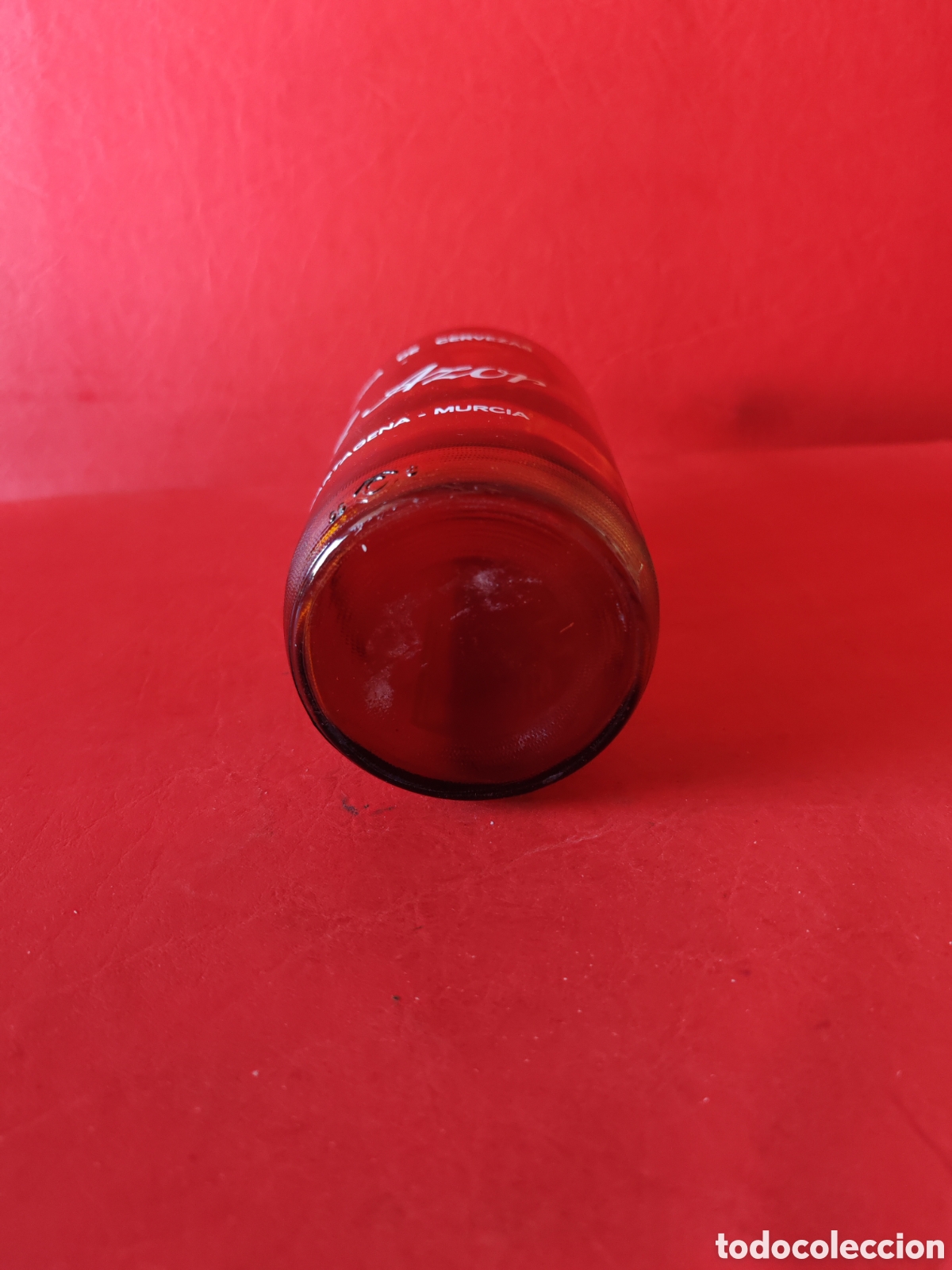 Coleccionismo de cervezas: Antigua botella de cerveza el azor de un litro - Foto 4