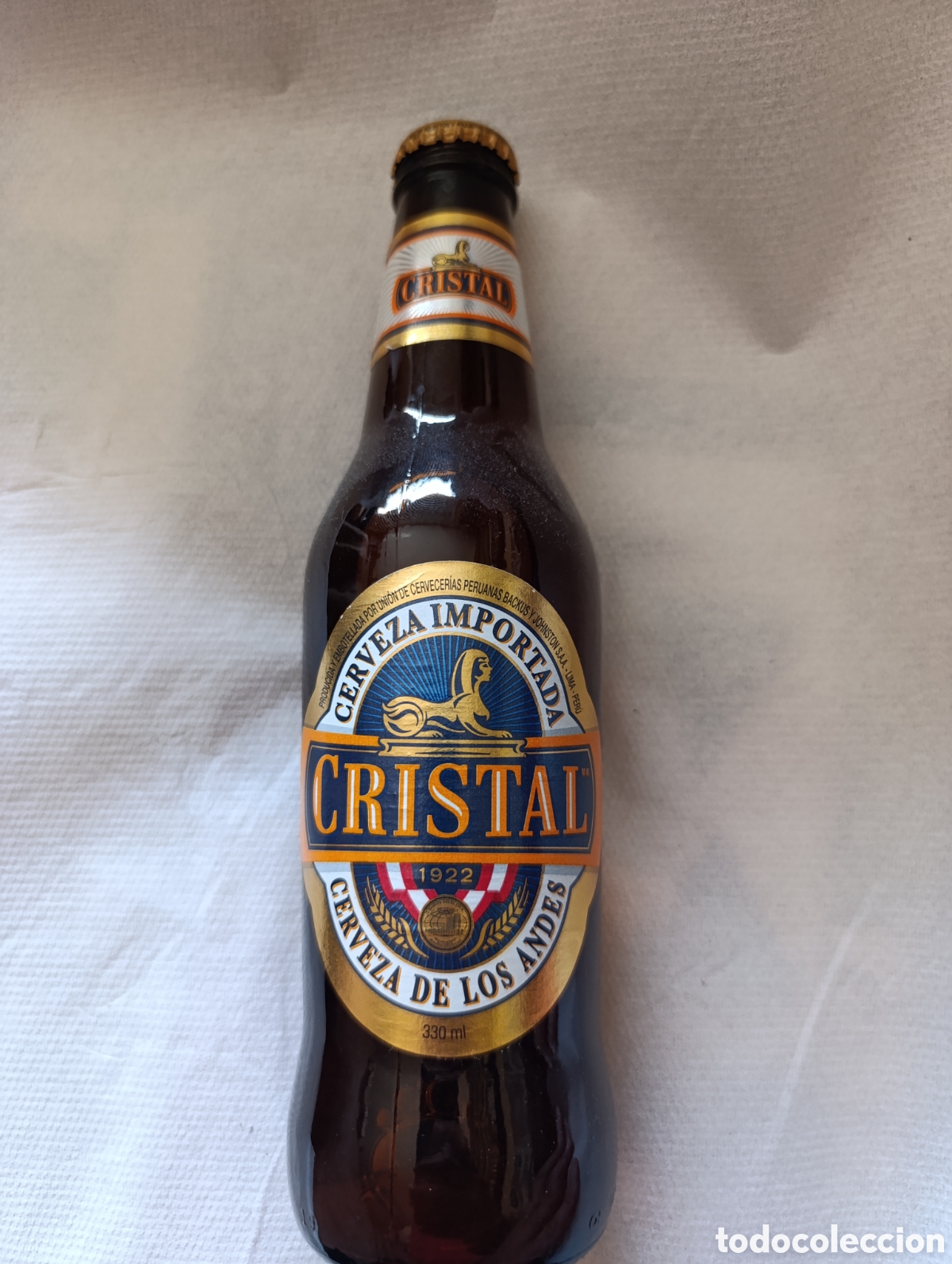 Coleccionismo de cervezas: Botella Cerveza Cristal - Per&uacute; - Foto 1