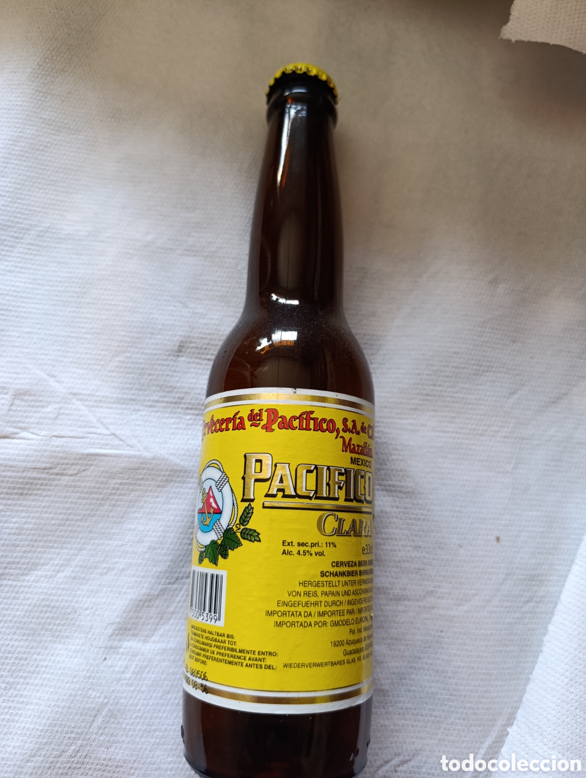 Coleccionismo de cervezas: Botella cerveza Pac&iacute;fico - M&eacute;xico - Foto 1