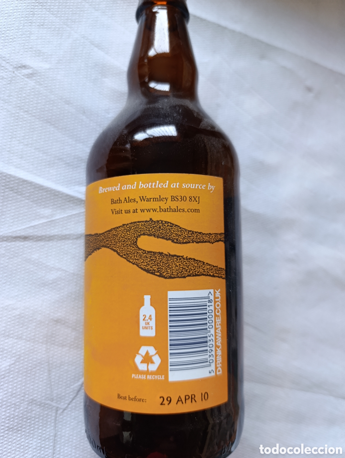 Coleccionismo de cervezas: Botella cerveza Gem - Inglaterra - Foto 2