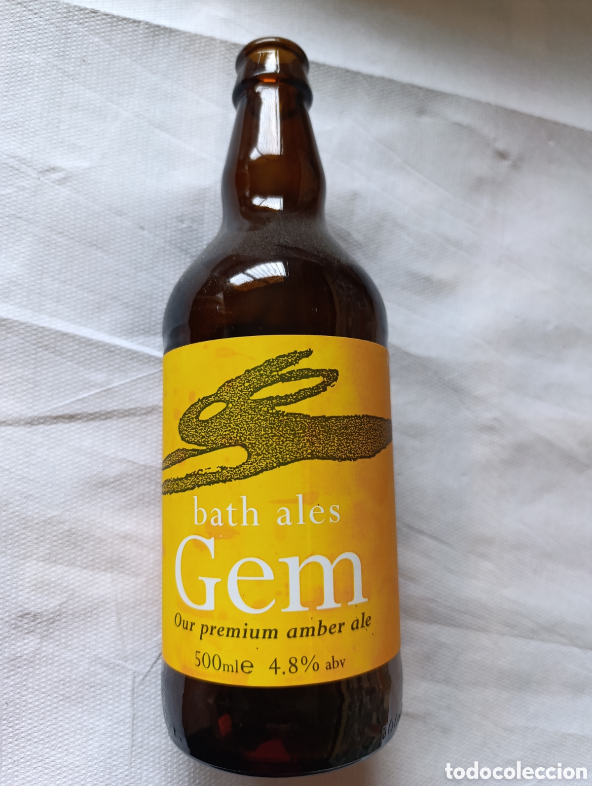 Coleccionismo de cervezas: Botella cerveza Gem - Inglaterra - Foto 1