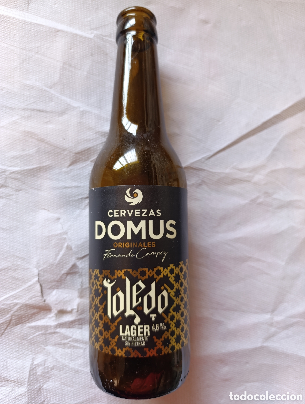 Coleccionismo de cervezas: Botella cerveza Domus Toledo - Foto 1