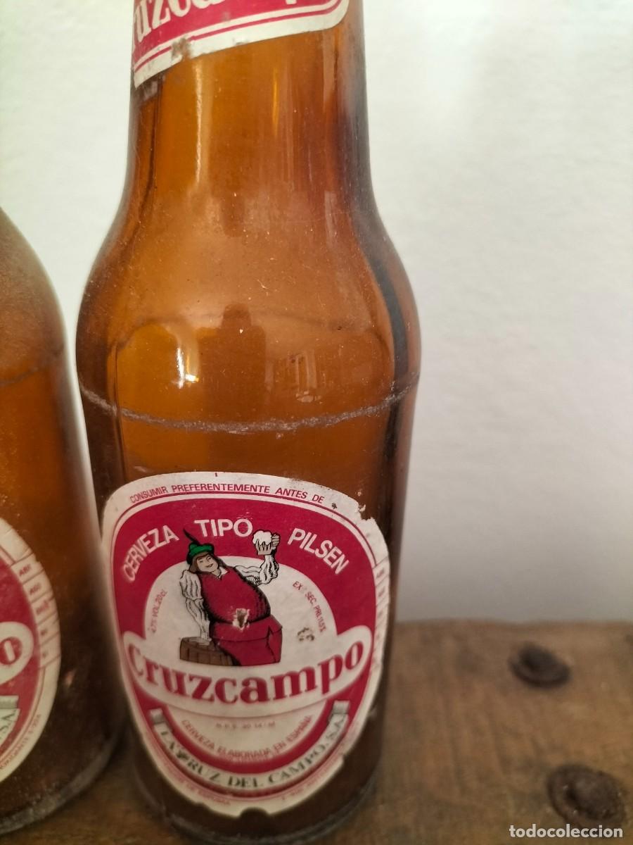 Coleccionismo de cervezas: Botellas cerveza Cruzcampo - Foto 3