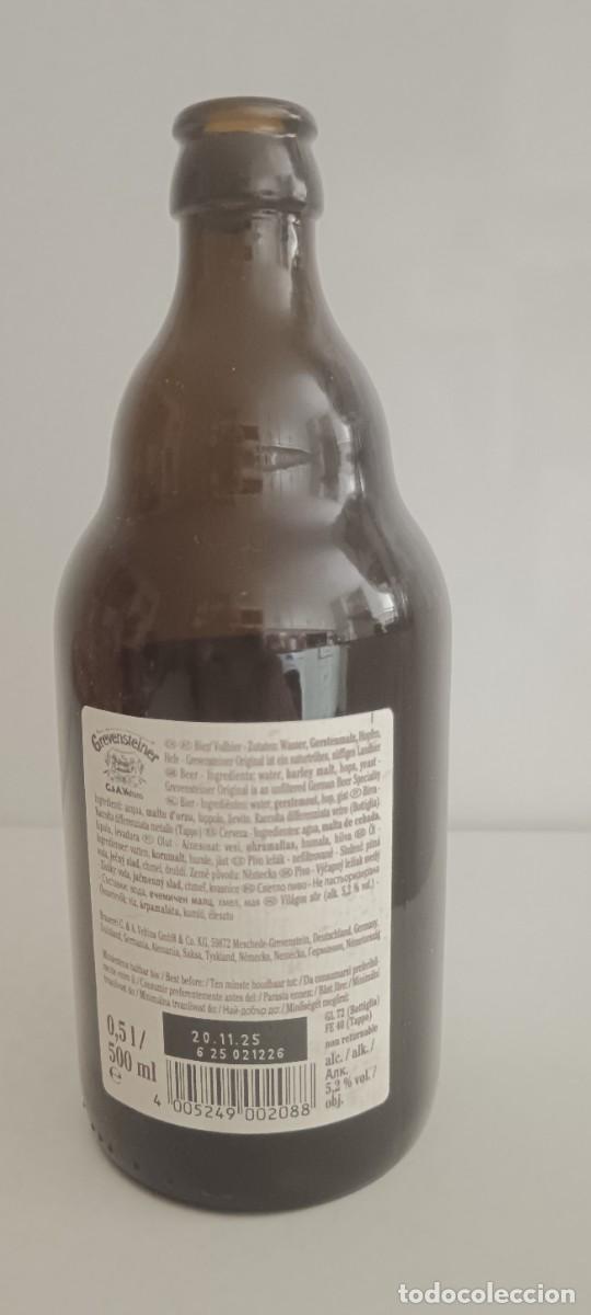 Coleccionismo de cervezas: Botella cerveza Grevensteiner - Foto 2