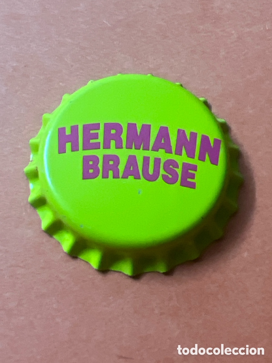 Coleccionismo de cervezas: B469. CHAPA CERVEZA - HERMANN BRAUSE - Foto 1