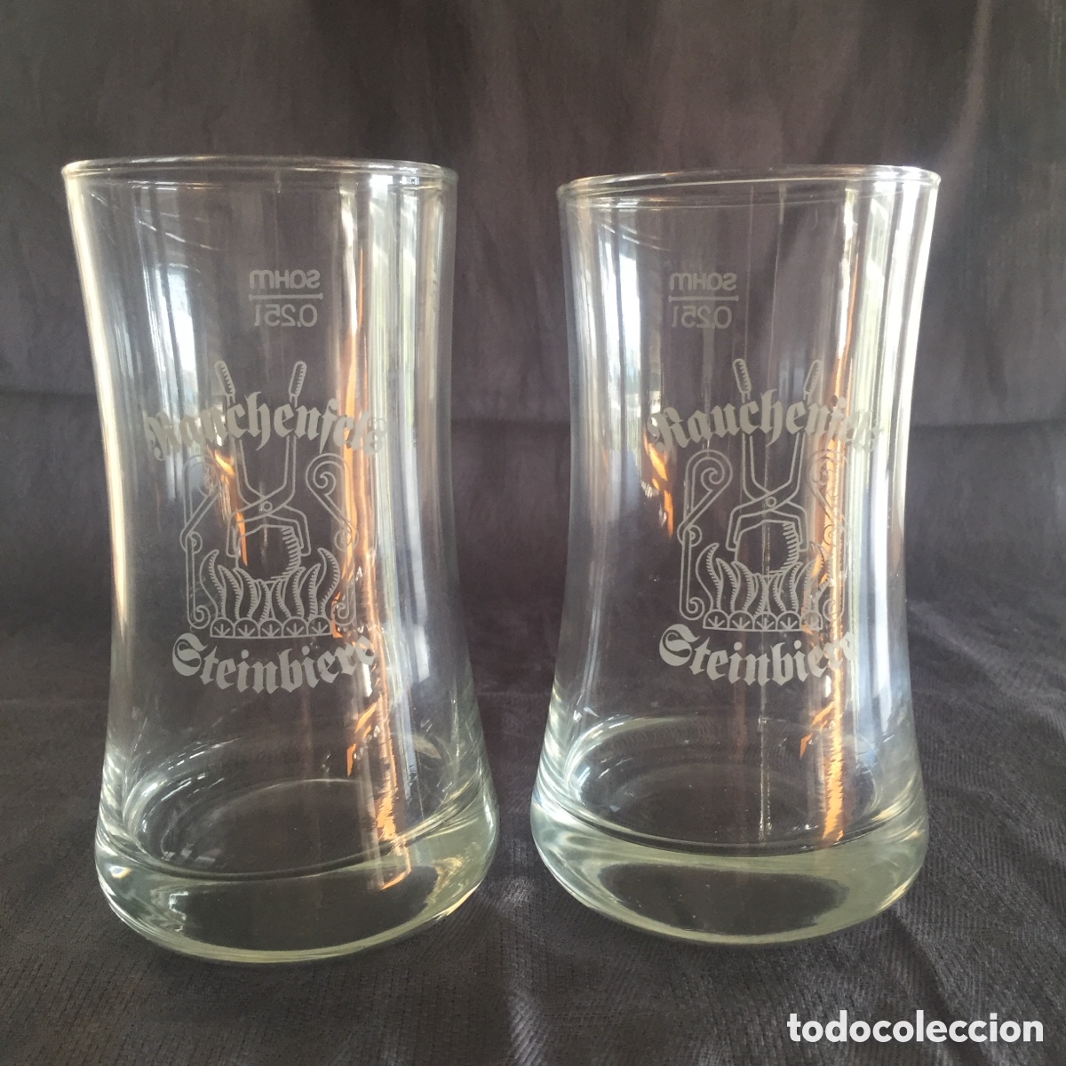 Collectable Beer: Vasos de cerveza Rauchenfels Steinbiere