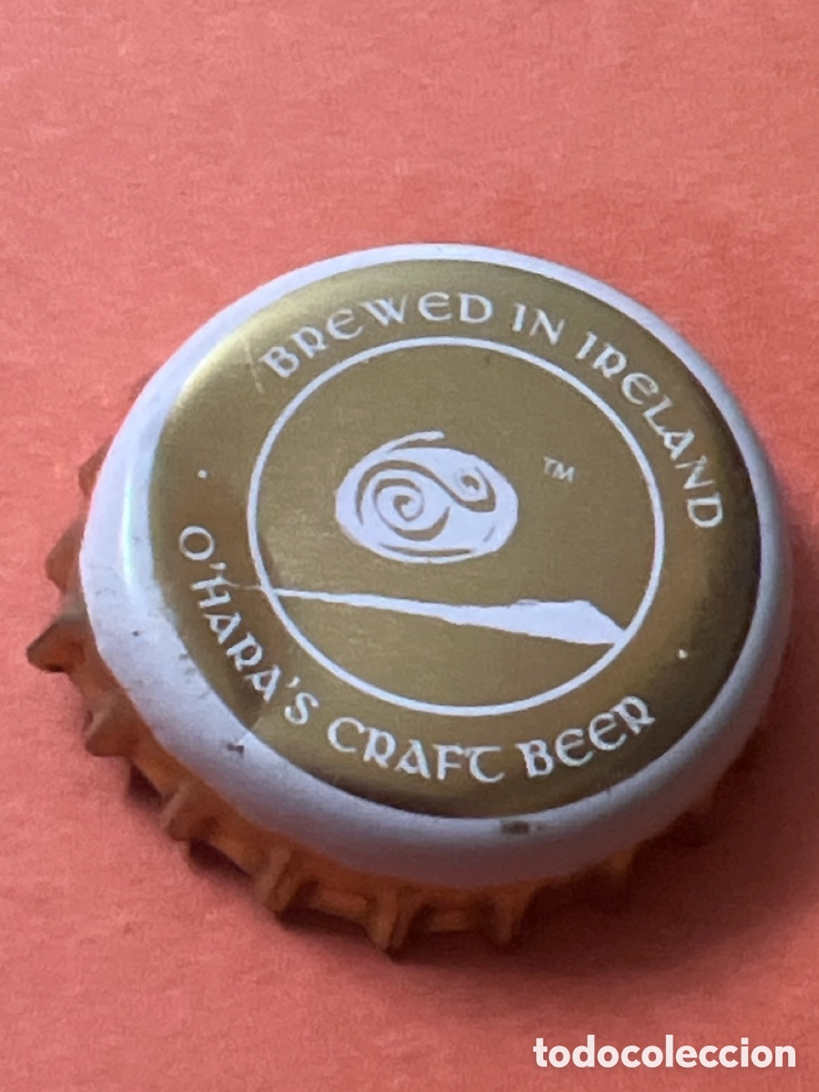 Colecionismo de cervejas: E583. Chapa tap&oacute;n corona de la cerveza irlandesa O'HARA'S CRAFT BEER - BREWED IN IRELAND