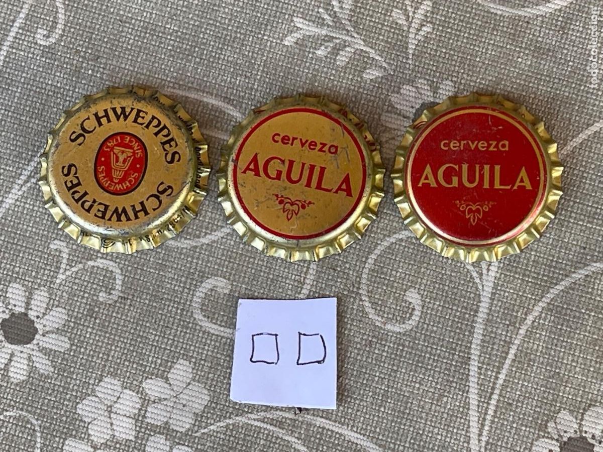 Collectable Beer: 3 CHAPA CORONA CERVEZA AGUILA ROJA DORADA RESERVA LIGERA Y CAL A&Ntilde;OS 80 NUEVAS