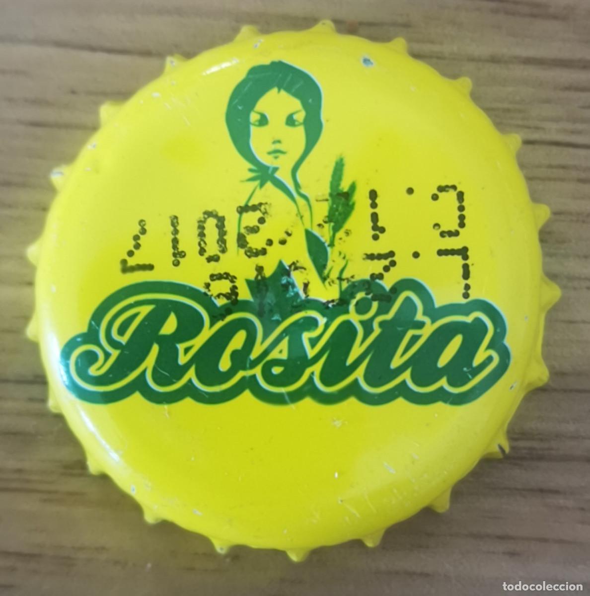 Collectable Beer: CHAPA TAPON CORONA CERVEZA - ROSITA - TARRAGONA - Reverso LETRA O