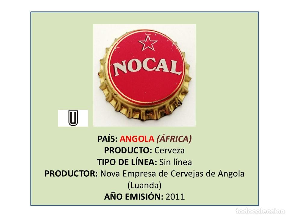 Collectable Beer: TAPON CORONA CAPSULA CHAPA CERVEZA NOCAL (ANGOLA)