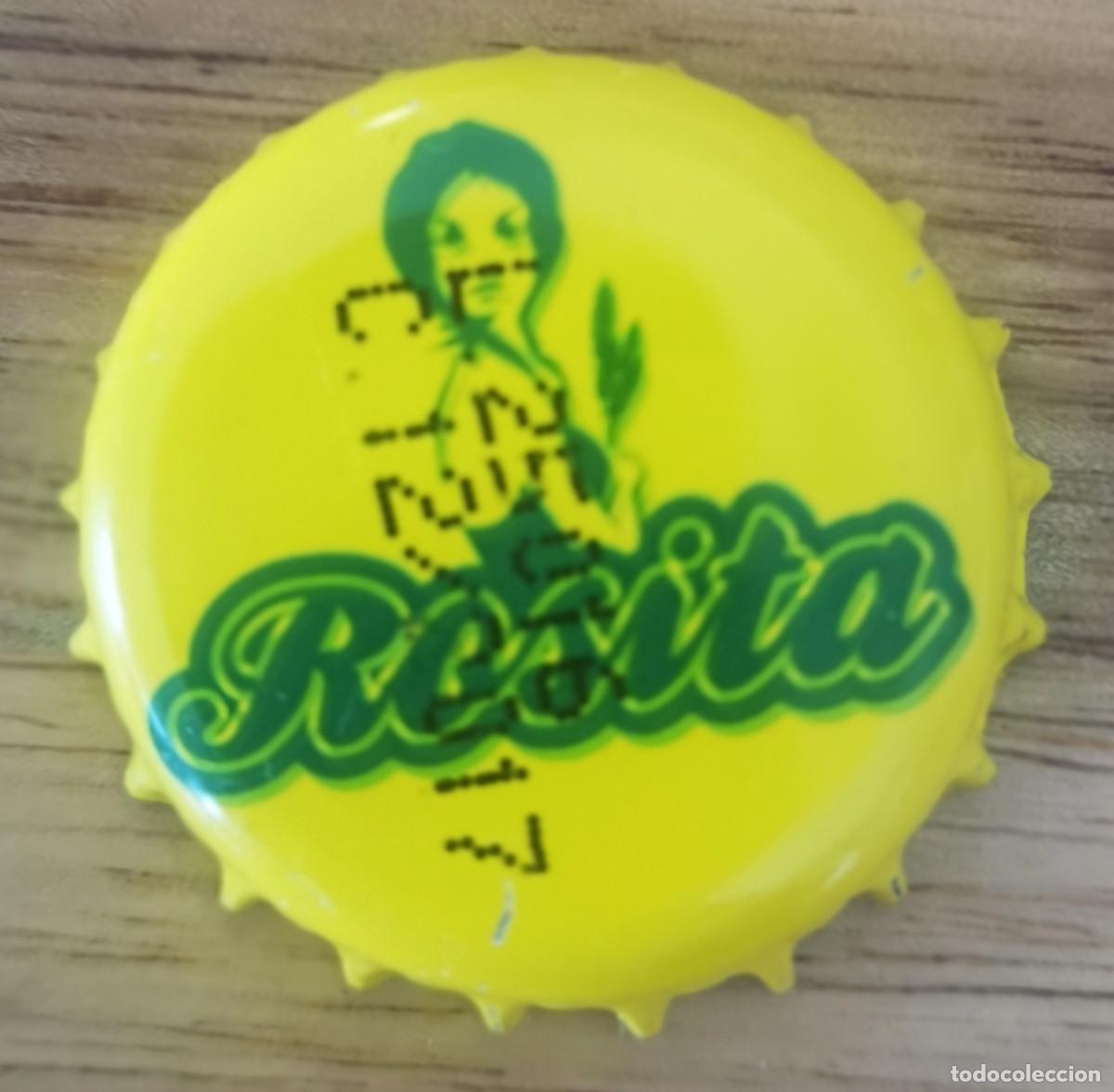Collectable Beer: CHAPA TAPON CORONA CERVEZA - ROSITA - TARRAGONA - Reverso LETRA T