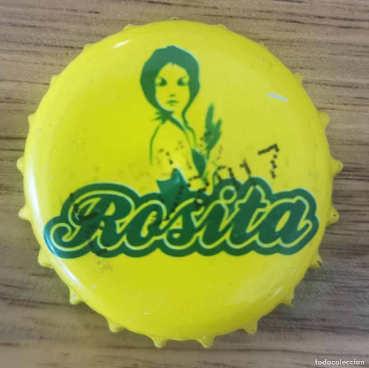 Collectable Beer: CHAPA TAPON CORONA CERVEZA - ROSITA - TARRAGONA - Reverso LETRA A